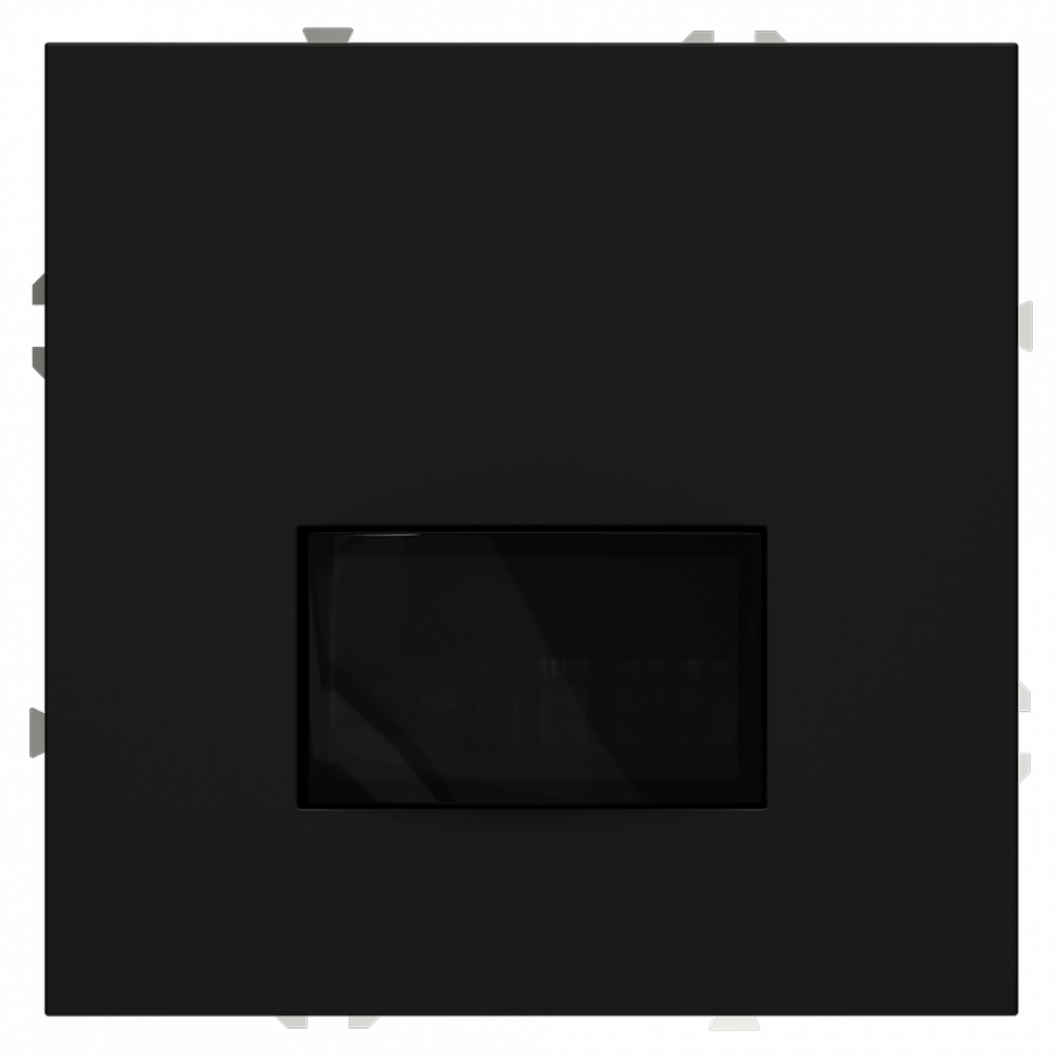 Датчик движения встраиваемый VOLTUM S70, (черный матовый) VLS070508