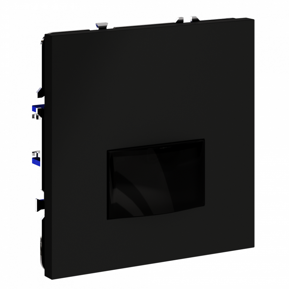 Датчик движения встраиваемый VOLTUM S70, (черный матовый) VLS070508