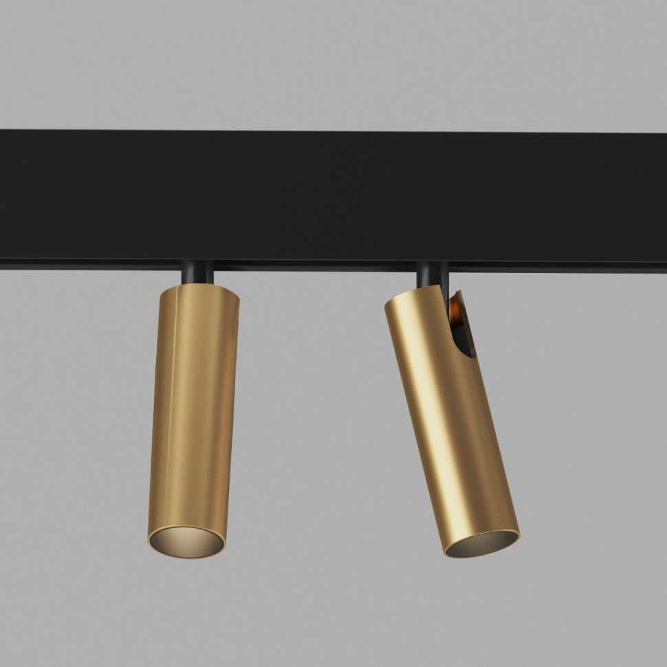 Трековый светильник 14W 4200K Dual латунь Slim Magnetic 85046/01