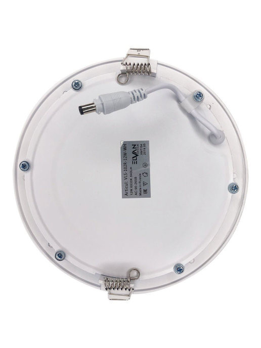 Встраиваемый светильник Elvan VLS-102R-12W-WH