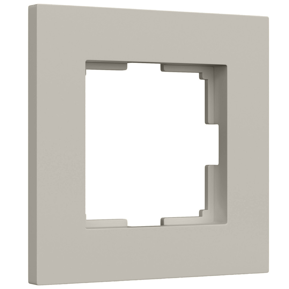 W0012917/ Рамка на 1 пост Slab (дымчатый софт) W0012917