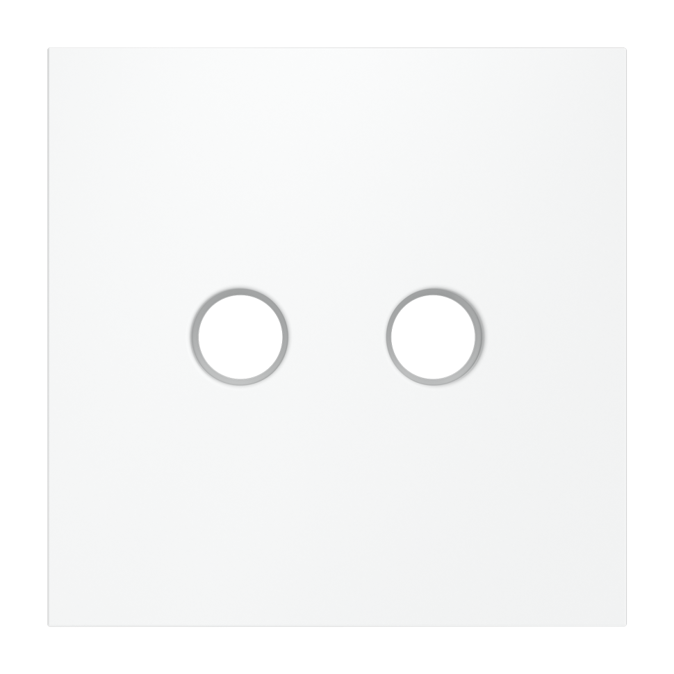 Накладка для розетки телевизионной оконечной TV+SAT, S70 (белый матовый)