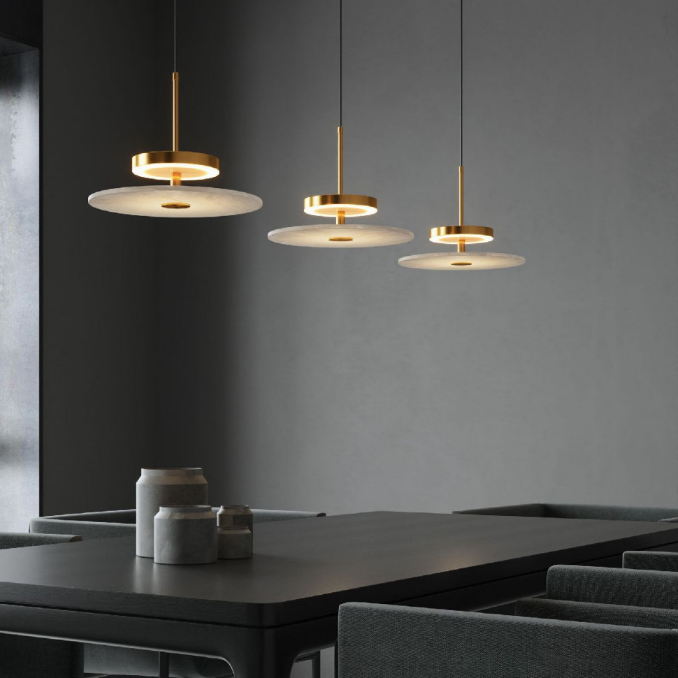 Подвесной светильник Eurosvet Thasos 40342 LED латунь a069277