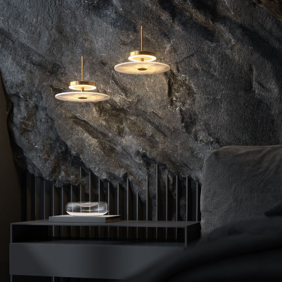 Подвесной светильник Eurosvet Thasos 40342 LED латунь a069277