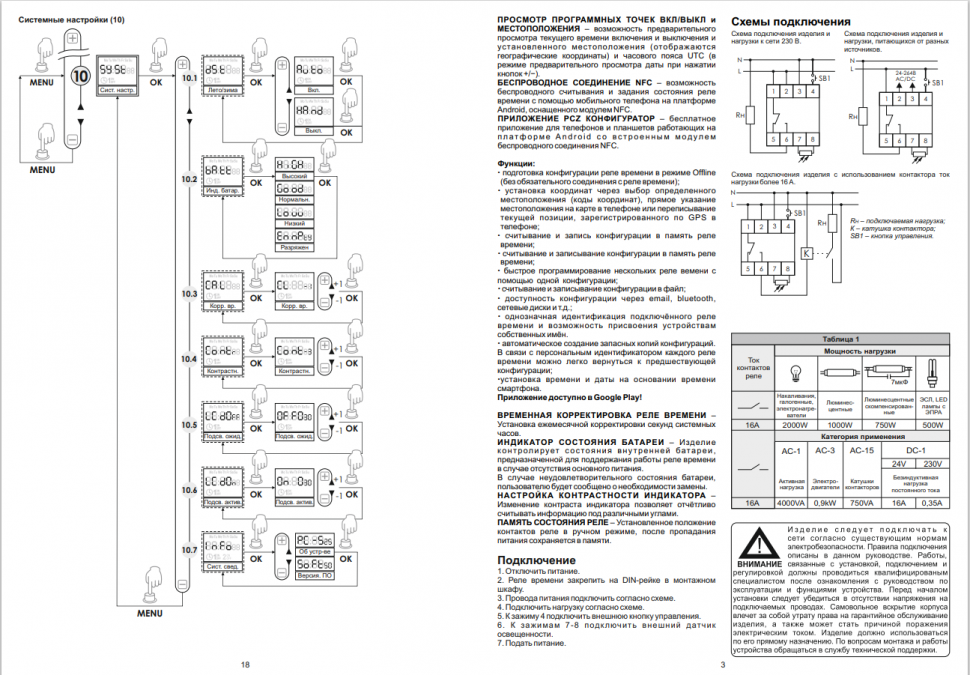 Астрономический реле времени PCZ-525-3 EA02.002.014 F&F