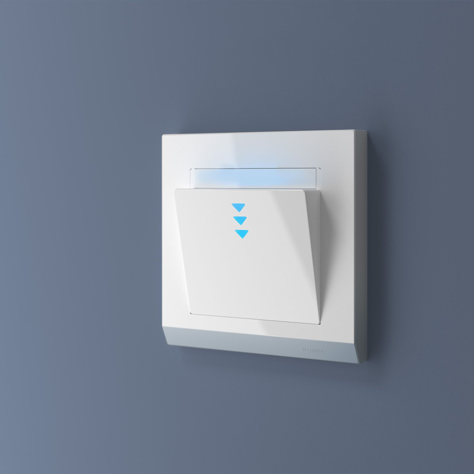 Рамка из поликарбоната на 1 пост Stark белый W0011801