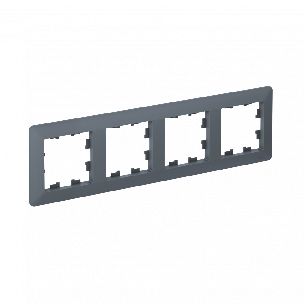 Рамка Systeme Electric AtlasDesign Air 4-ая, цвет грифель, ATN220704