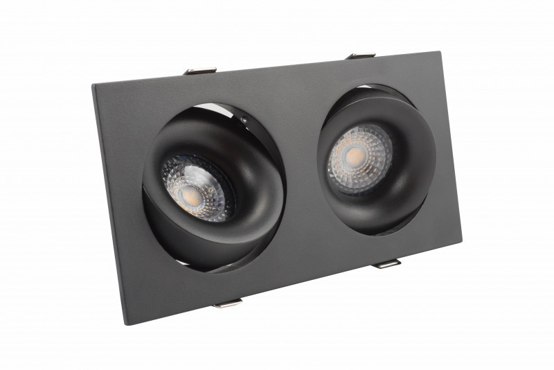 Встраиваемый светильник Denkirs Roto DK2122-BK