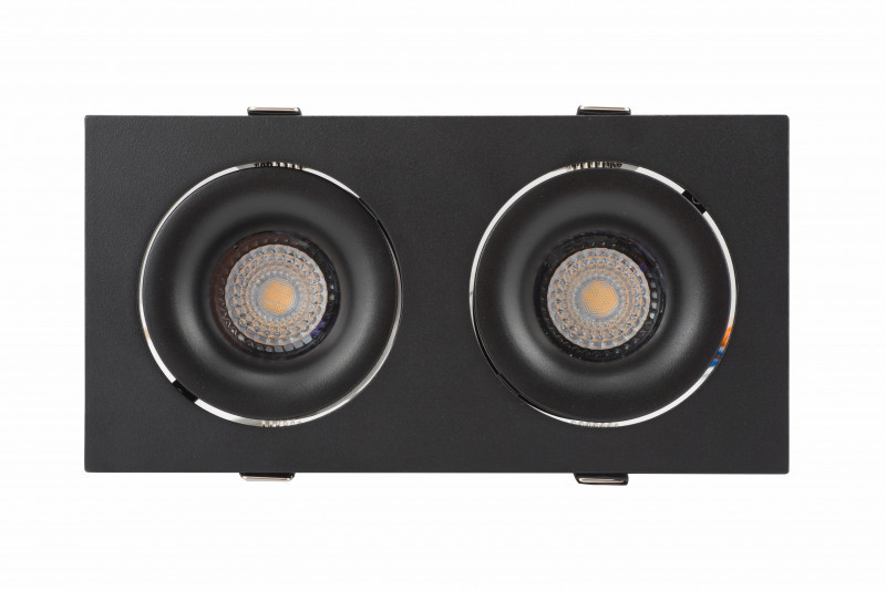 Встраиваемый светильник Denkirs Roto DK2122-BK