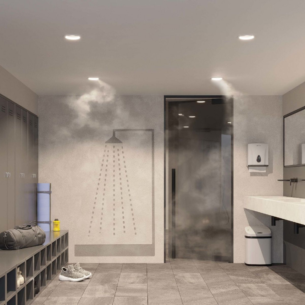 Встраиваемый светильник Arlight MS-MIST-BUILT-R220-30W Warm3000 (WH, 110 deg, 230V) 041611