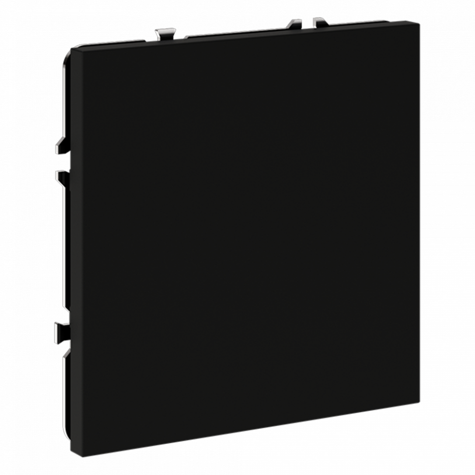 Заглушка VOLTUM S70 с суппортом, (черный матовый) VLS080108