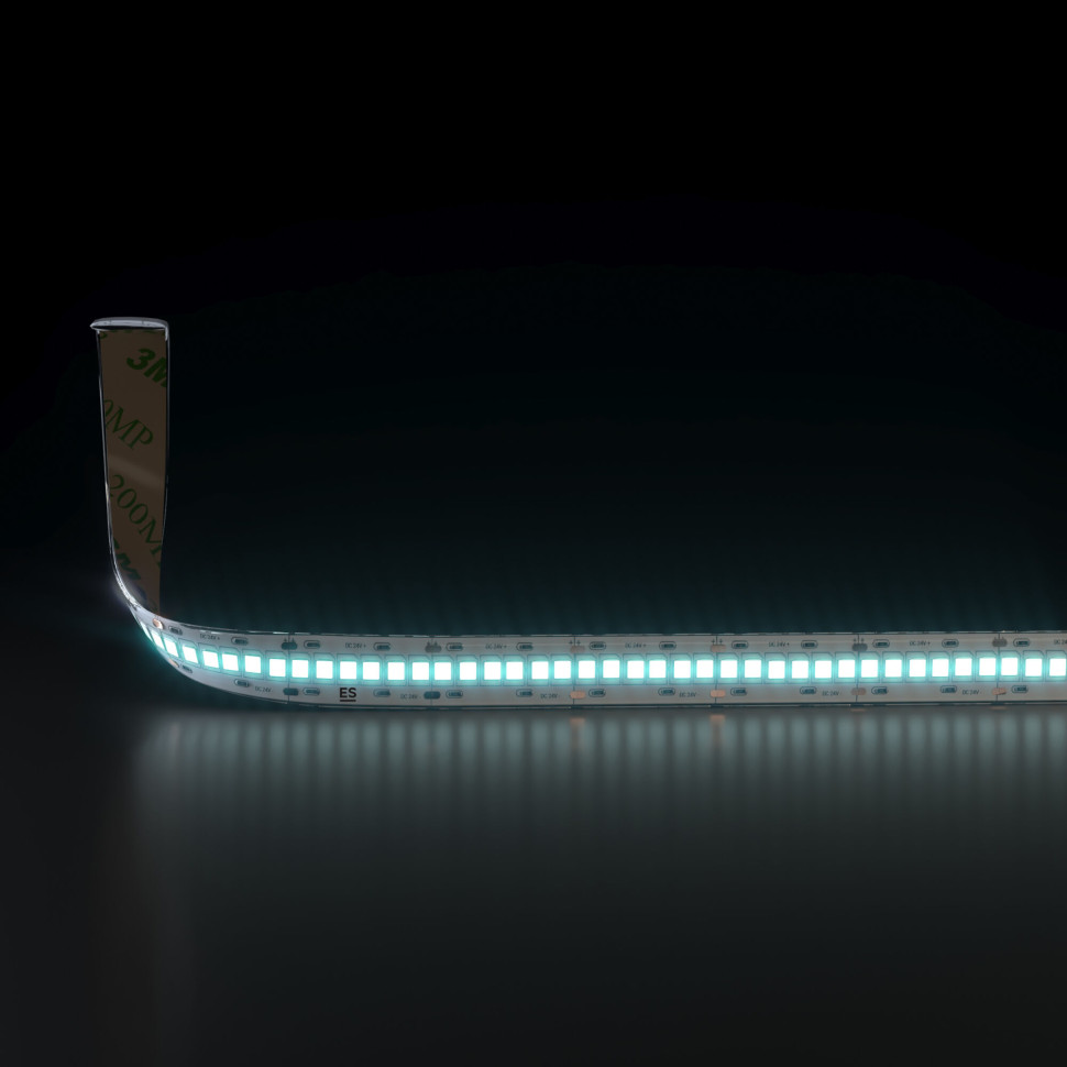 Светодиодная лента 24 В 16 Вт/м 240 Led/м 2835 IP65, холодный белый 6500 K, 5 м Лента светодиодная 24V 16W 240Led 2835 IP65 холодный белый, 5м