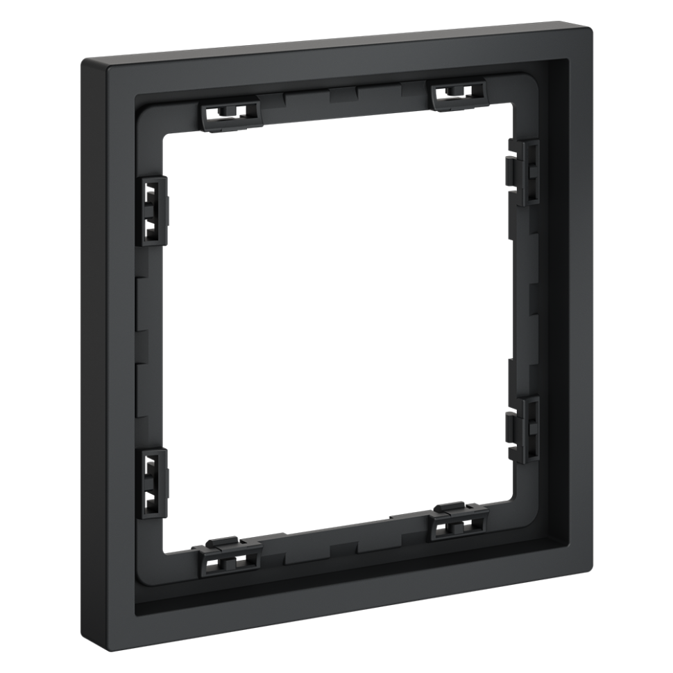 Рамка пластиковая VOLTUM S70 на 1 пост, (графит)