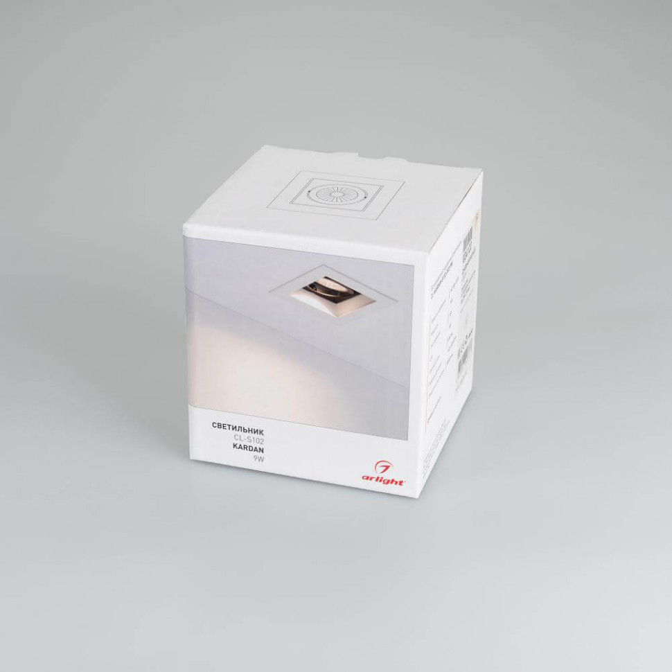 Встраиваемый светильник Arlight CL-KARDAN-S102x102-9W Day 024122