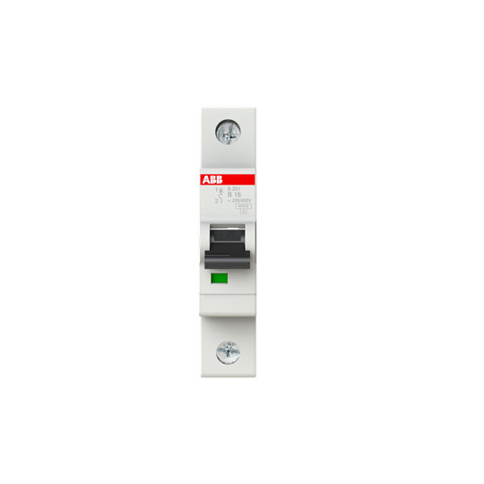 Автоматический выключатель ABB S201-B16 1P 16А 6kA (2CDS251001R1165)