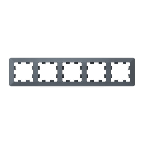 Рамка Systeme Electric AtlasDesign Air 5-ая, цвет грифель, ATN220705
