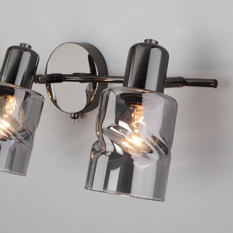 Настенный светильник Eurosvet Ansa 20120/3 чёрный жемчуг