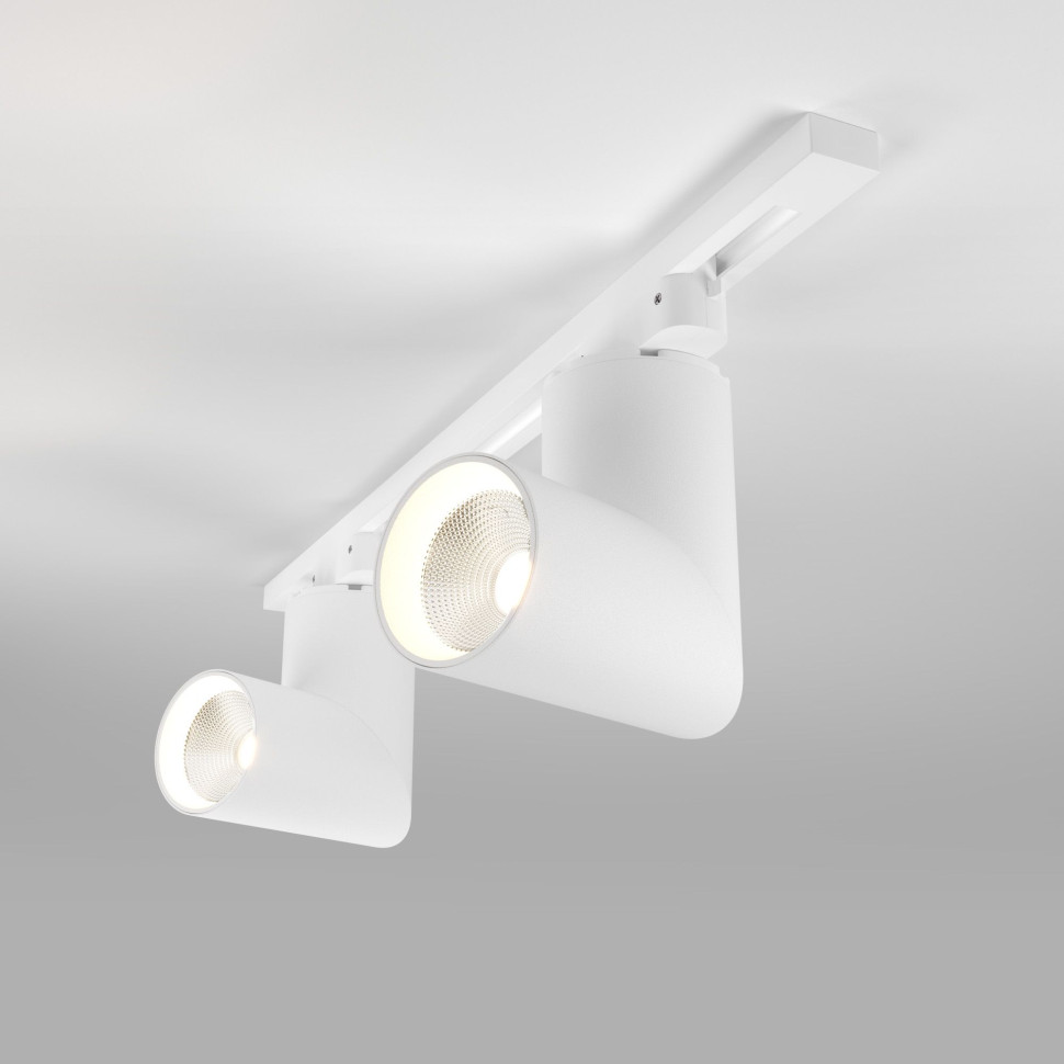 Трековый светильник для однофазного шинопровода Corner белый 15W 4200K (1 шт.) LTB33