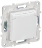 IEK SKANDY Розетка 1-местная с заземлением с защитными шторками и крышкой 16А IP44 SK-R11W арктический белый , SK-R16-16-44-K01