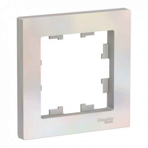 Рамка Systeme Electric Atlas Design на 1 пост, жемчуг ATN000401