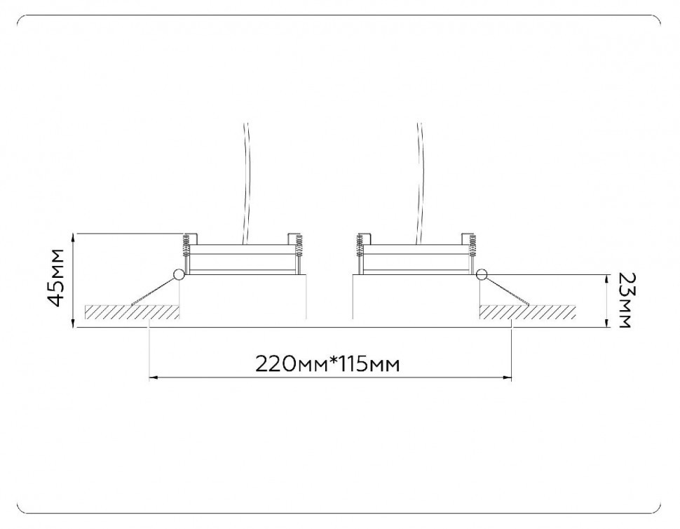 Встраиваемый светильник Ambrella Light GX Standard Tech Techno Spot TN51919