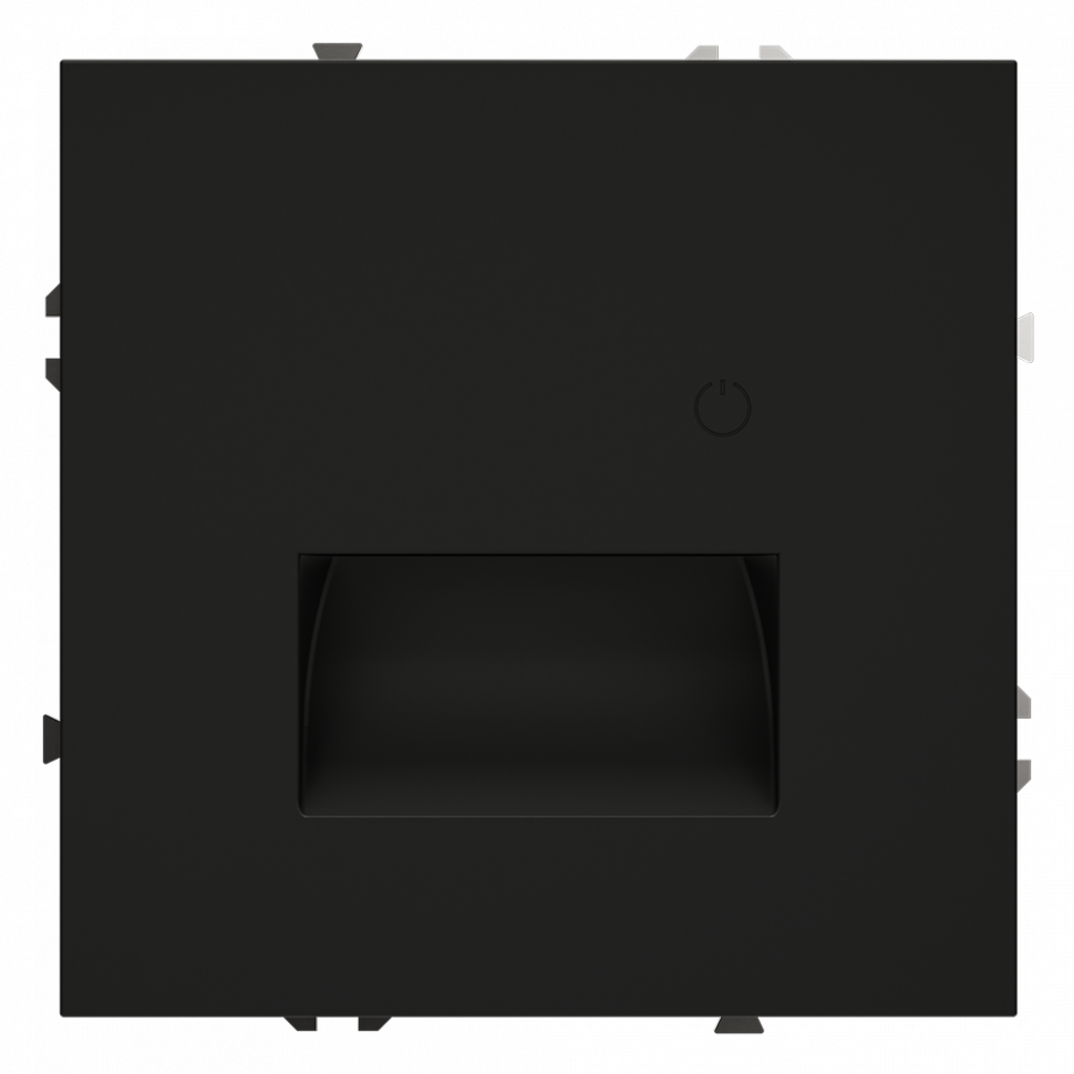 Подсветка светодиодная встраиваемая VOLTUM S70 с датчиком, (черный матовый) VLS070708