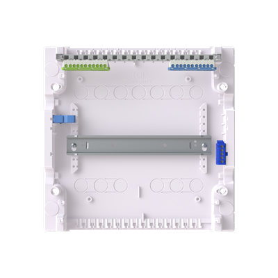 AK612E2 ABB Накладной шкаф на 12(14) модулей (с винтовыми клеммами N/PE) 1-рядный, IP30, без двери 2CPX032568R9999