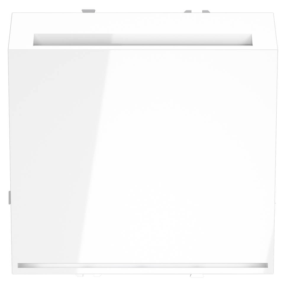 Выключатель встраиваемый VOLTUM S70 карточный 16А, (белый глянцевый)