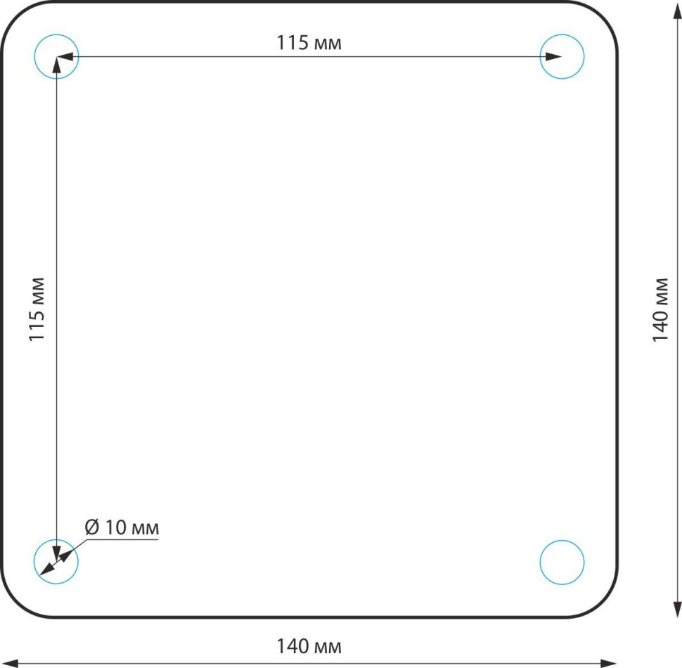 Ландшафтный светильник 1550 Techno черный IP54 1550 Techno черный