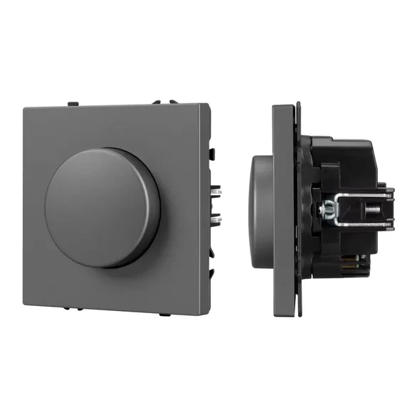 Диммер 220V, 300W, LED 150W, IP-20. NEO PLUS (cерый) 