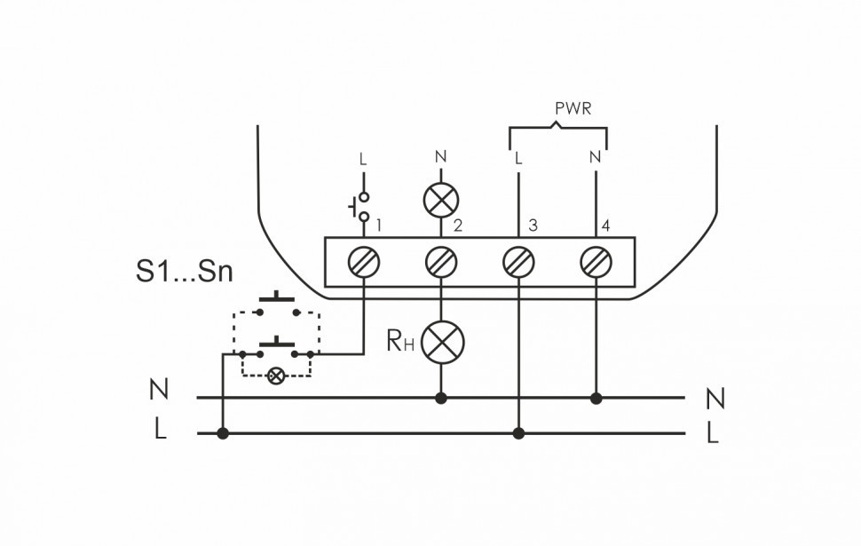 Реле импульсный (бистабильный) BIS-402 EA01.005.002 F&F