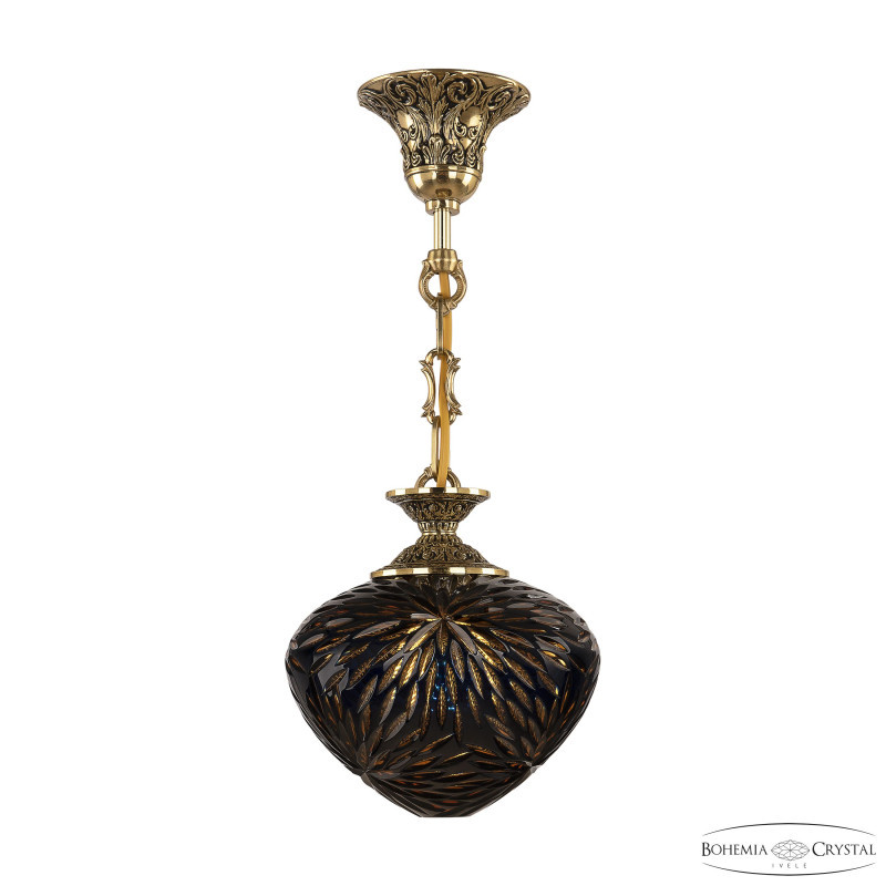 Подвесной светильник Bohemia Ivele Crystal 7003P/18 GB Amber-Blue/H-1A