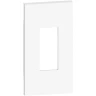 Лицевая панель розеток компьютерных и телефонных 2 модуля. Цвет Белый. Bticino серия Living Now