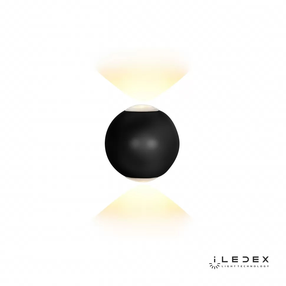 Настенный светильник iLedex Rainbow ZD8168-6W RGB BK