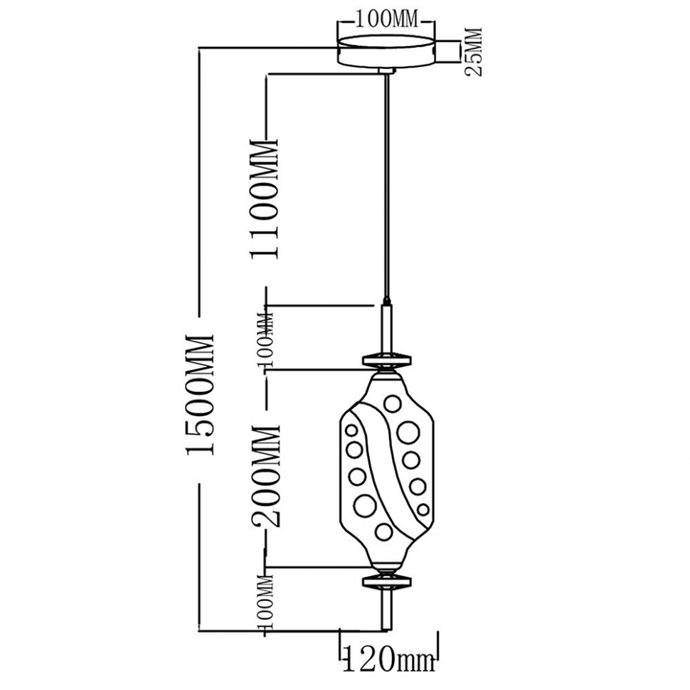Подвесной светильник Moderli Tale V10909-PL