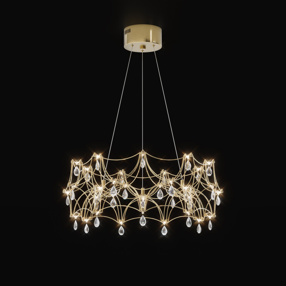 Подвесная светодиодная люстра с пультом управления 90401 LED