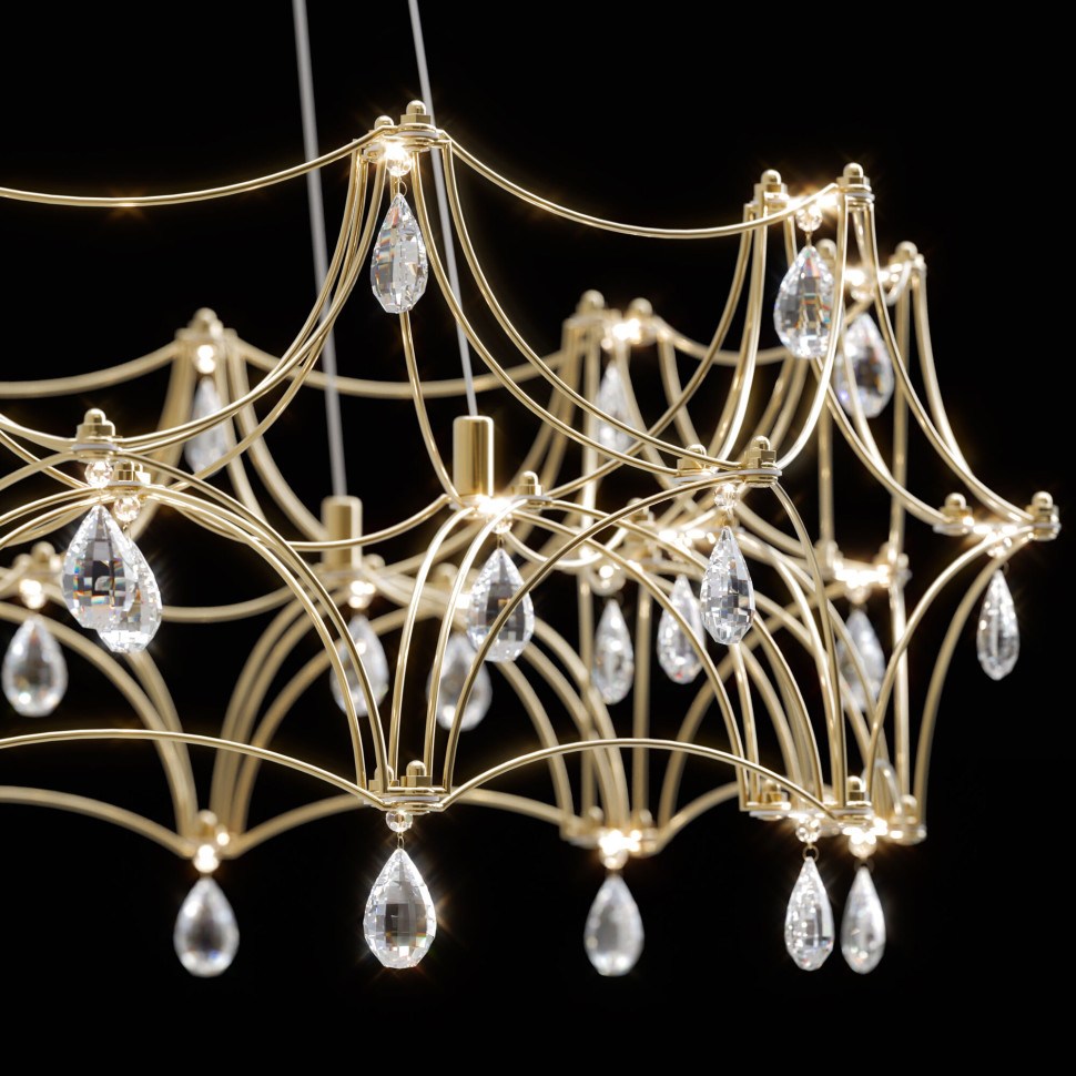 Подвесная светодиодная люстра с пультом управления 90401 LED