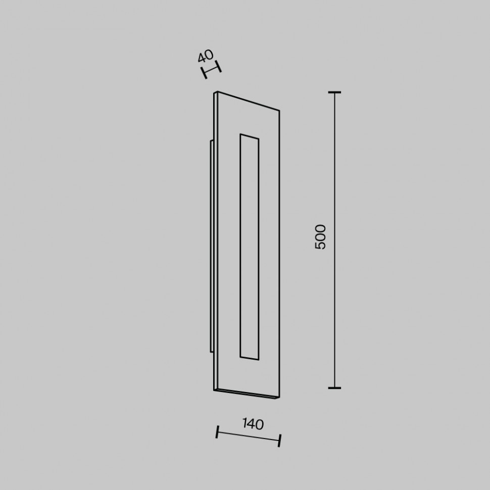 Настенный светильник Modestyle MS.213.500 BS