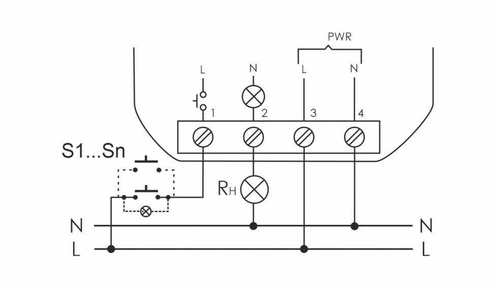 Реле импульсный (бистабильный) BIS-403 EA01.005.004 F&F