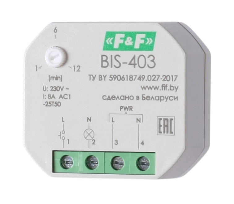 Реле импульсный (бистабильный) BIS-403 EA01.005.004 F&F