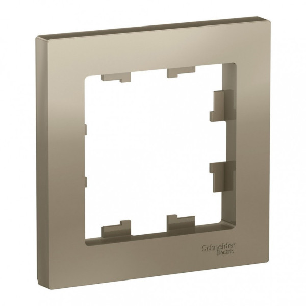 Рамка Systeme Electric Atlas Design на 1 пост, шампань ATN000501