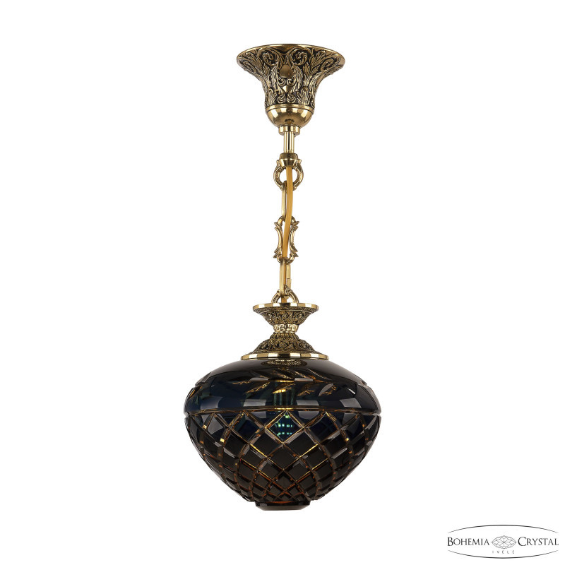 Подвесной светильник Bohemia Ivele Crystal 7003P/18 GB Amber-Blue/H-1B