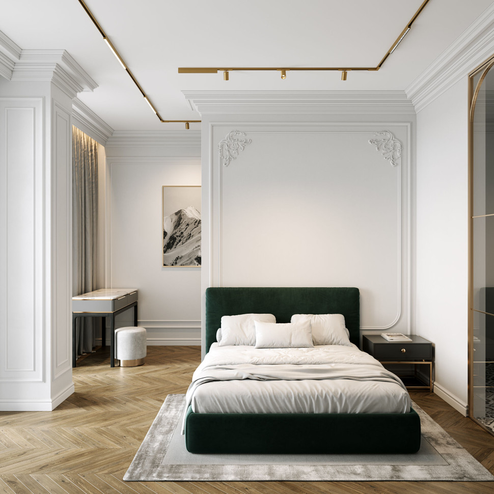 Brass Line Шинопровод накладной латунь 1,5м 85223/00