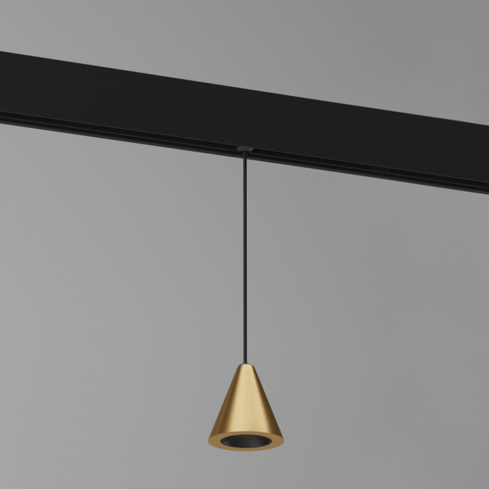 Трековый светильник 5W 4200K Event латунь Slim Magnetic 85039/01