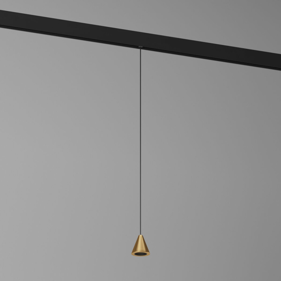 Трековый светильник 5W 4200K Event латунь Slim Magnetic 85039/01