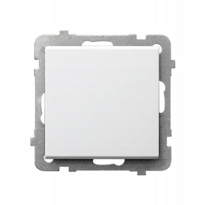 Ospel Sonata Белый Выключатель перекрестный 1-клавишный