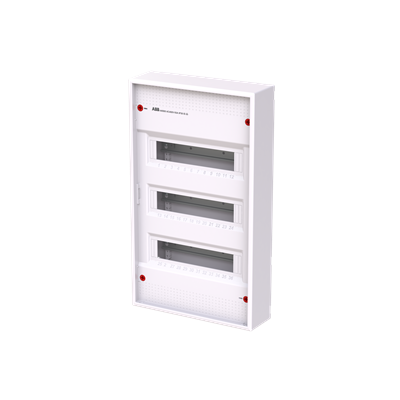 AK636E3 ABB Накладной шкаф на 36(42) модулей (с винтовыми клеммами N/PE) 3-рядный, IP30, без двери 2CPX032570R9999