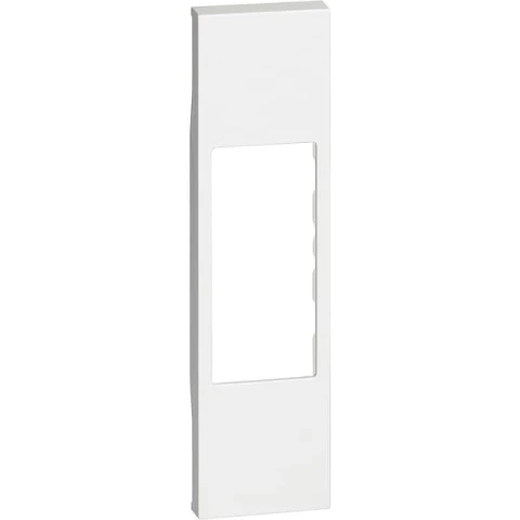 Лицевая панель розеток компьютерных и телефонных 1 модуль. Цвет Белый. Bticino серия Living Now. KW07 