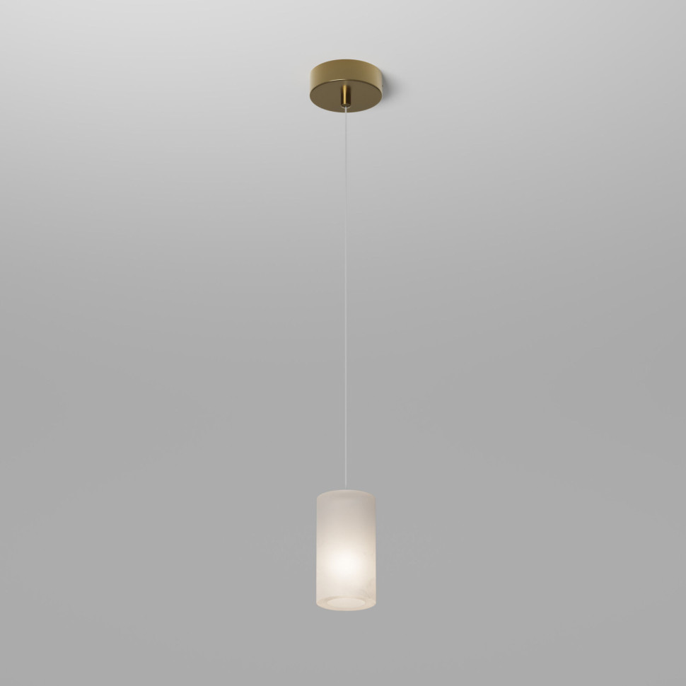 Подвесной светильник с плафоном из испанского алебастра 304052 алебастр / латунь