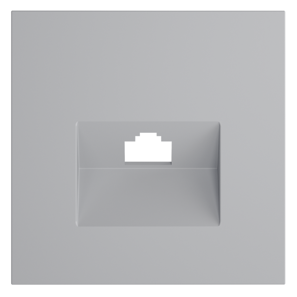 Накладка для розетки компьютерной RJ45 кат.6, S70 (серый)